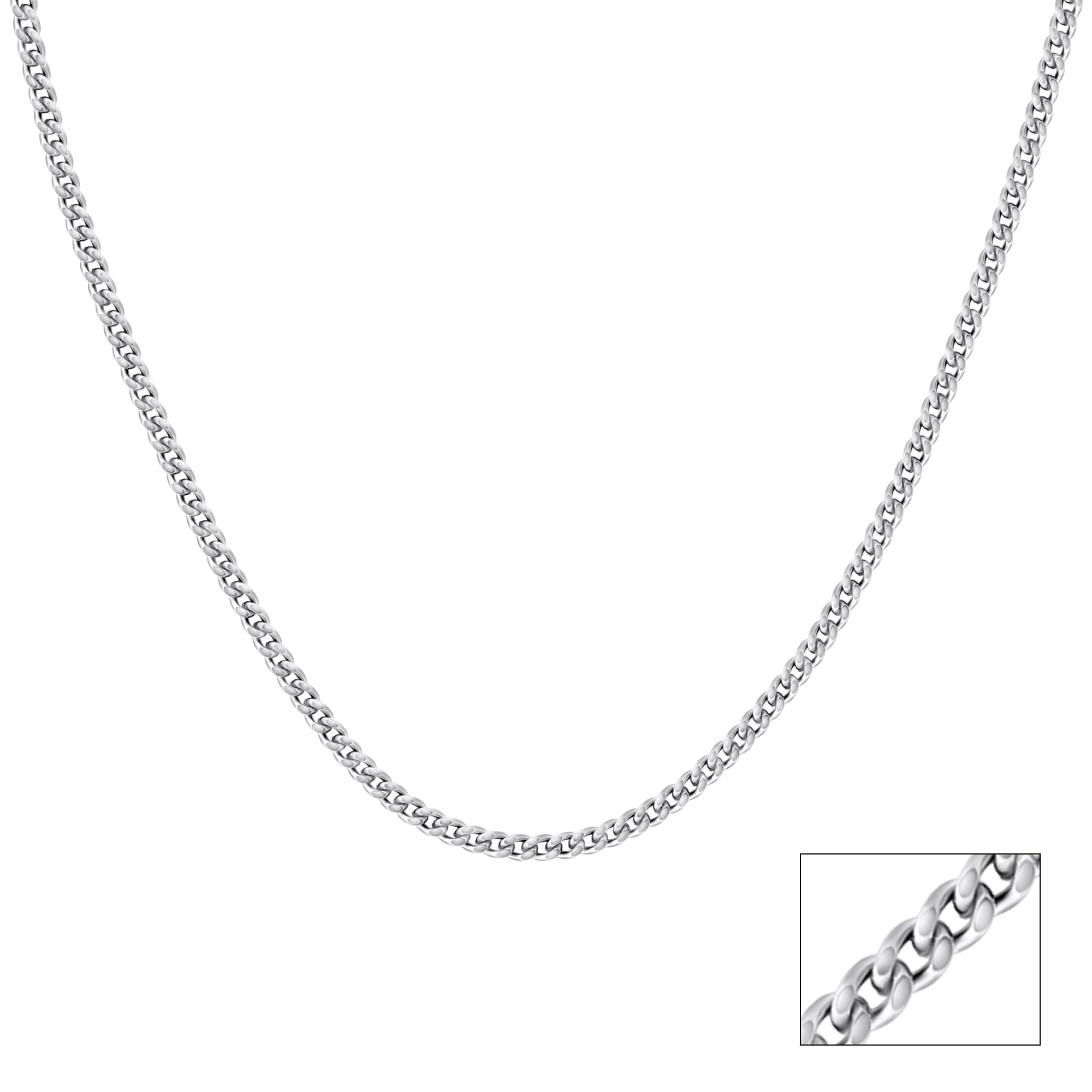Classic Curb Sterling Silver Chain