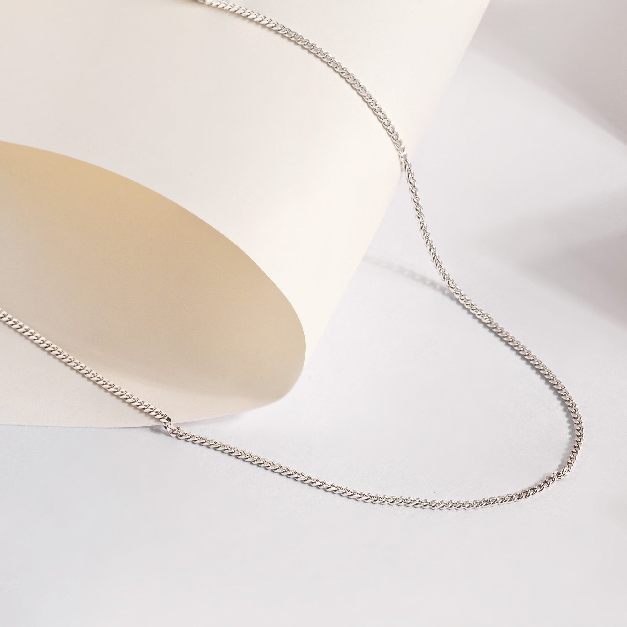 Classic Curb Sterling Silver Chain