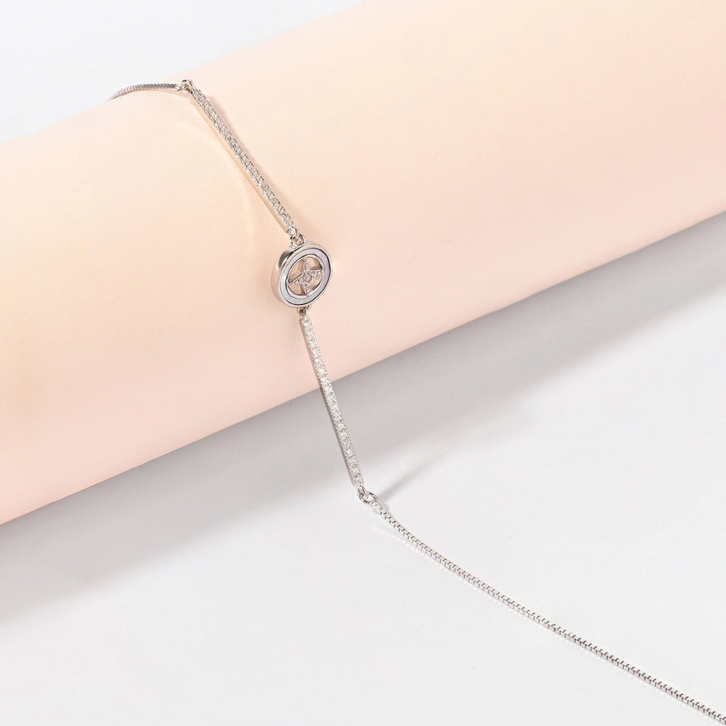 Aurora Star Silver Anklet