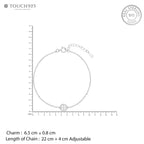 Aurora Star Silver Anklet