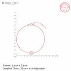 Aurora Star Silver Anklet