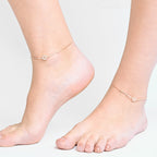 Aurora Star Silver Anklet