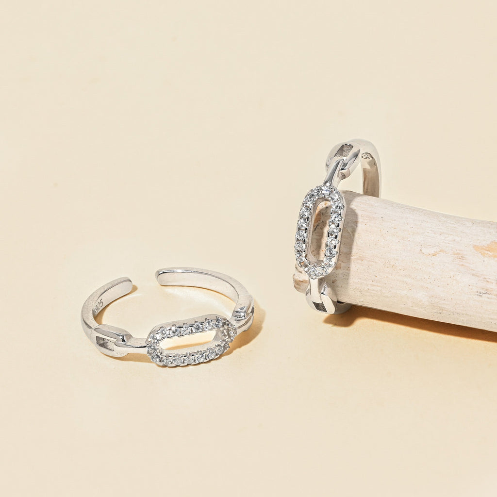 Aurelina Silver Toe Ring