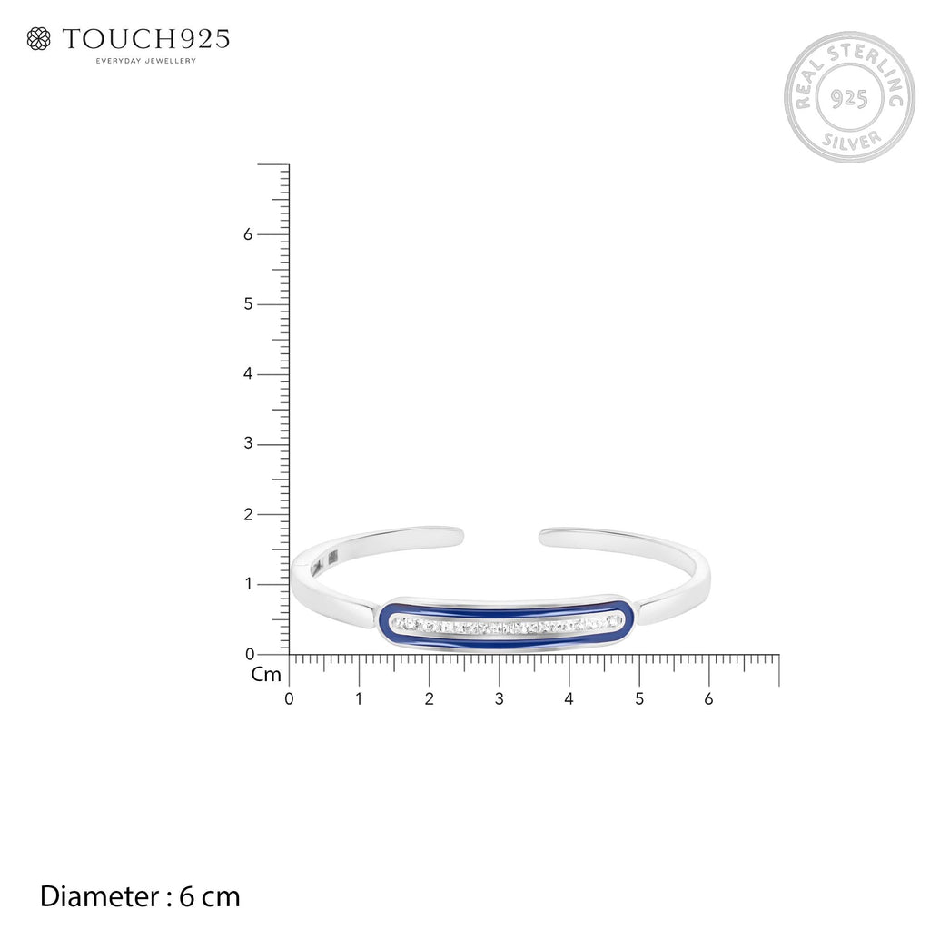 Azure Beam Silver Kada