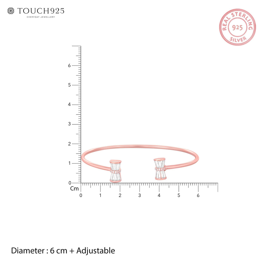 Baguette Grace Silver Kada