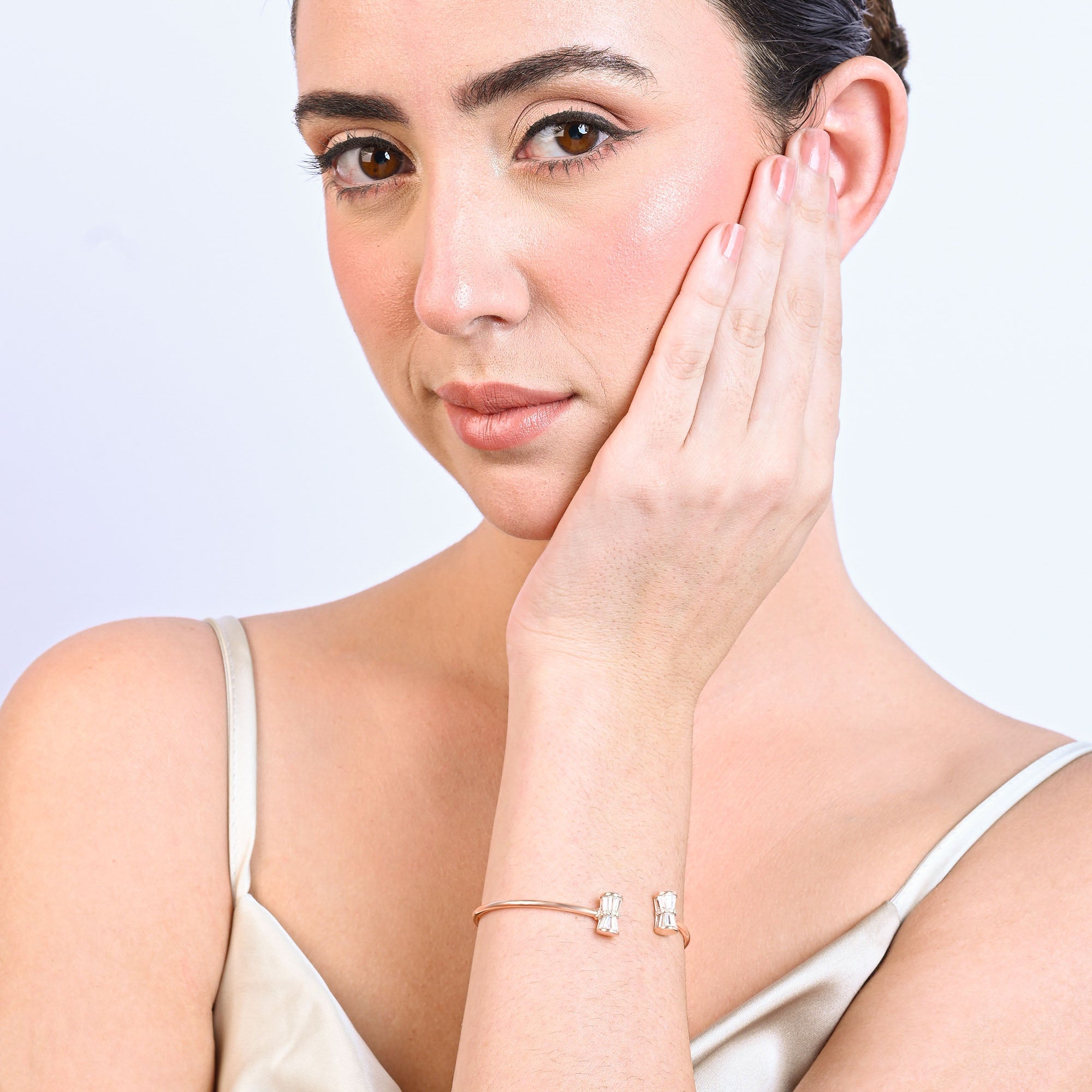 Baguette Grace Silver Kada