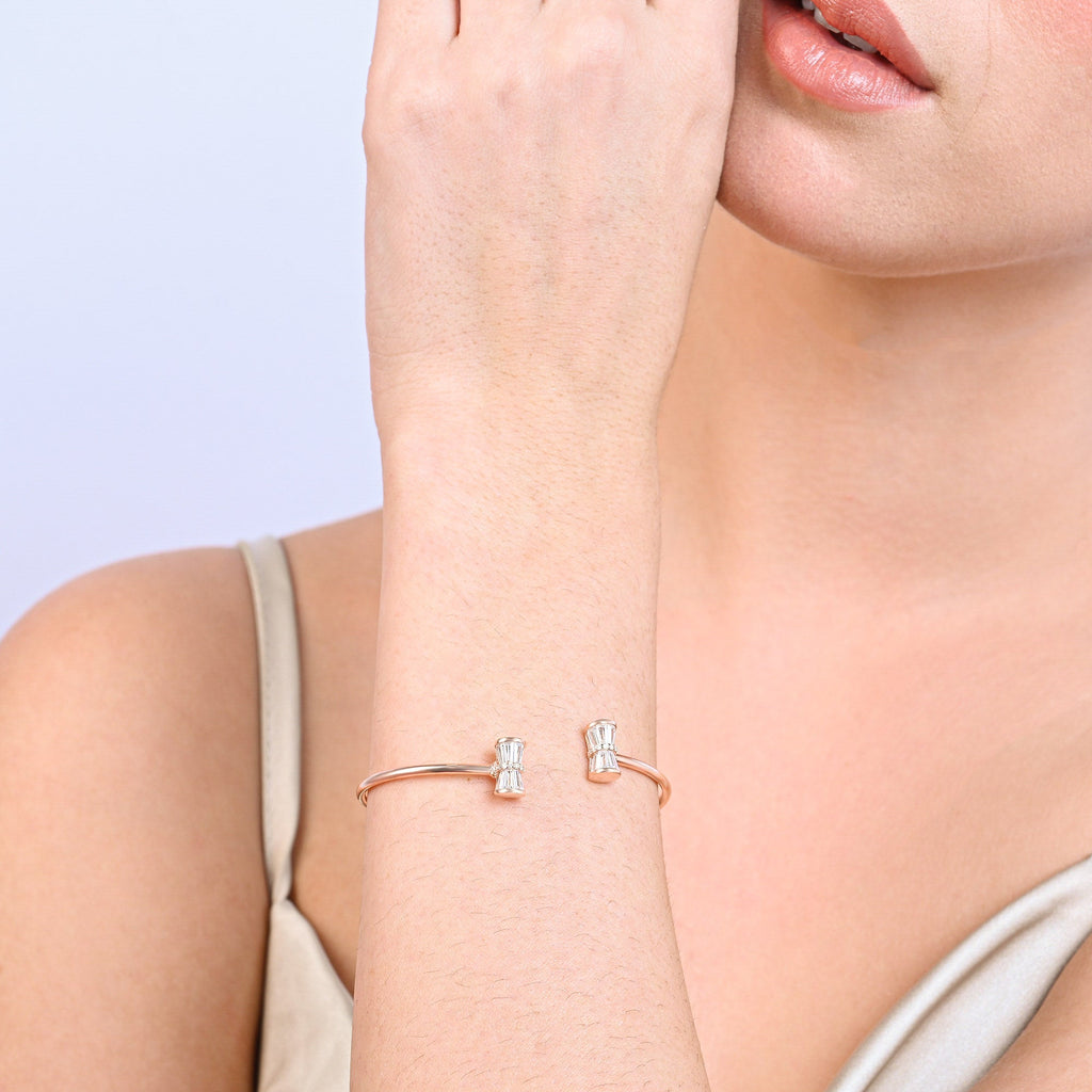 Baguette Grace Silver Kada