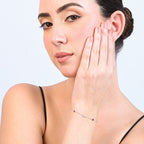 Aurora Berry Silver Bracelet