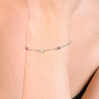 Aurora Berry Silver Bracelet