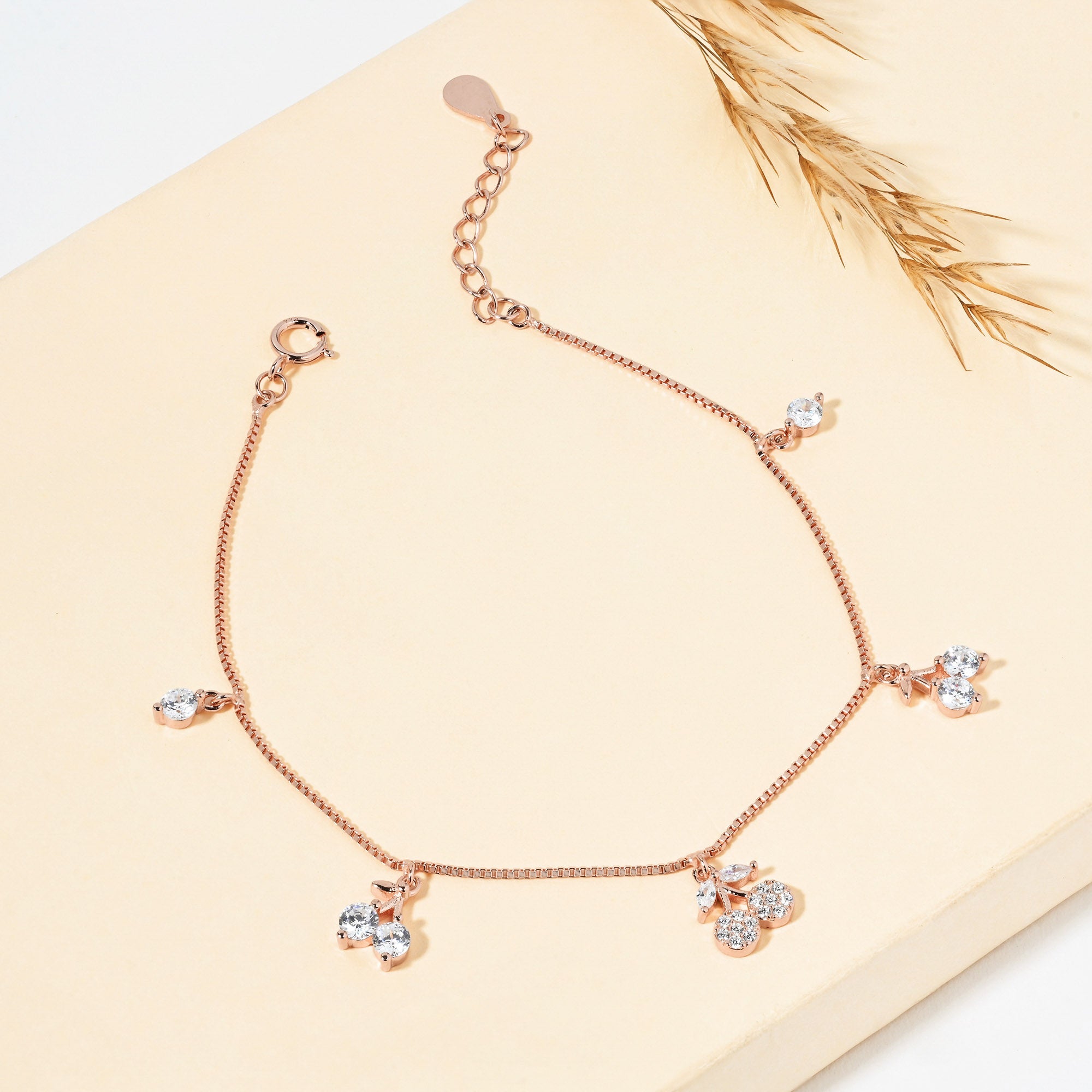 Celeste Charm Silver Bracelet