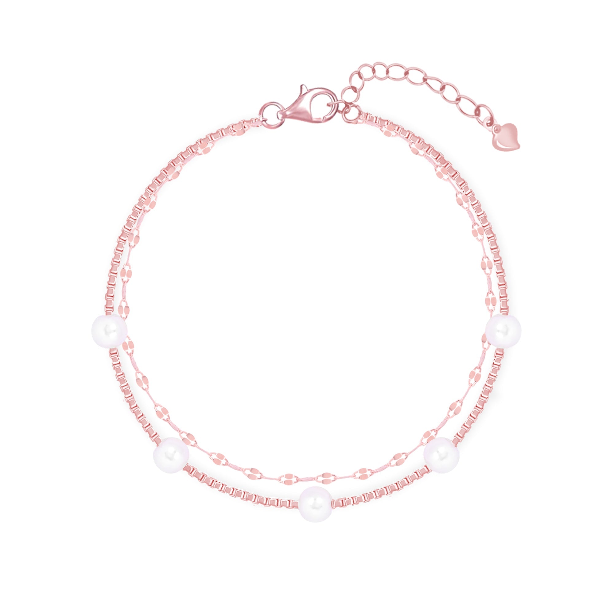 Blush Pearl Silver Bracelet
