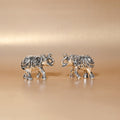 999 Silver Elephant Pair Gift Box