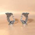 999 Silver Designer Peacock Candle Holder
