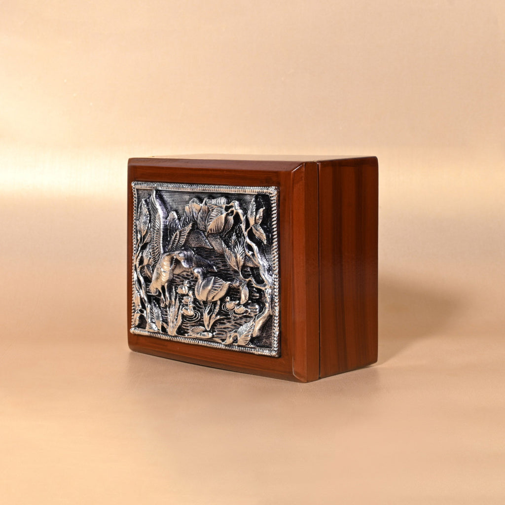 999 Silver Motif Dry Fruits Box